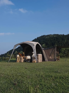 Naturehike 3rd Gen Village 6.0 automatic tent 150D Oxford with titanium black coating Automatic Tent CNK2650WS035