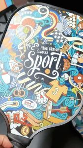 🇲🇾【Full Set】Adult & Kids Pickleball Paddles Set Fiberglass Pickleball Paddle Pickle Ball Rackets USAPA Approved 匹克球球拍