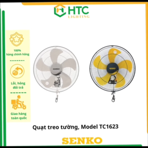 Quạt treo tường Senko TC1623 công suất 60W 3 tốc độ gió - Hàng chính hãng