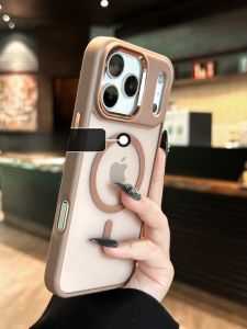 DAIMANG | New Luxury Frosted Magnetic Apple Phone Case Full Protection Anti-Fingerprint Shockproof Premium Quality 