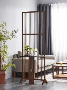MANHAOSHI | New Chinese Style Grille Divider Screen Portable