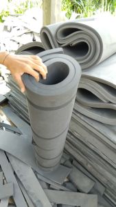 SPON ATI / BUSA ATI TEBAL 5 CM BENTUK LEMBARAN BESAR WARNA HITAM