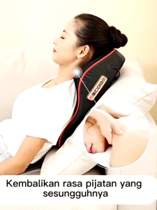 เครื่องนวดคอไฟฟ้า ประคบร้อน นวดคอ บ่า ไหล่ อัตโนมัติ แก้ปวดเมื่อย หมอนนวดอเนกประสงค์ เพื่อสุขภาพ ปรับได้หลายรูปแบบ