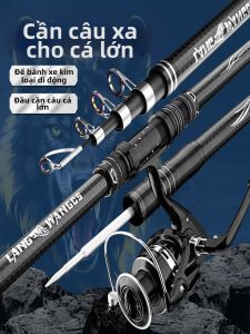 LWTOU | mồi câu cá mương Cần câu cá di động siêu cứng có thể thu gọn dài