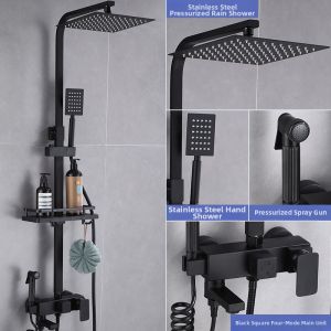 Temperature-Controlled Digital Shower Set