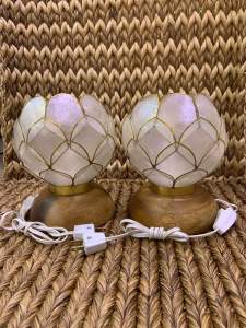 capiz lampcapiz lutos lampcapiz shell lamppinya lamp (HEIGHT 8inches 8inches DIAMETER)