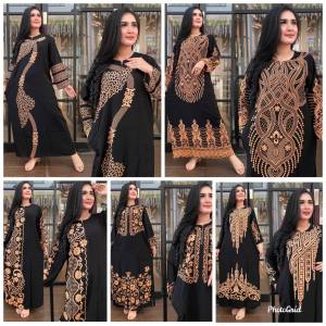 Daster Busui Longdress Lengan Panjang Istanbul Dengan Resleting Depan