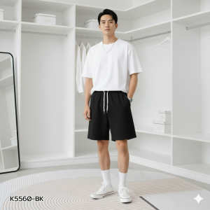 กางเกงขาสั้นผู้ชายสุดคลาสสิกฟรีไซส์ เอวยืดหยุ่น 26-40 นิ้ว สะโพกใหญ่ 50 นิ้ว ใส่สบายไม่อึดอัด เนื้อผ้าคุณภาพดีเยี่ยม! จัดส่งเร็ว ส่งไว! พร้อมส่งทั่วไทย ราคาถูก คุ้มค่าที่สุด K5560