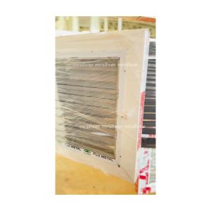 จั่วบ้าน ช่องระบายอากาศ ช่องลมบานเกล็ดอลูมีเนียมแท้  แนวตั้ง แนวนอน ขนาด 40x60 พร้อมมุ้งลวด สีขาว สีดำ  (ราคา 1 ชิ้น)