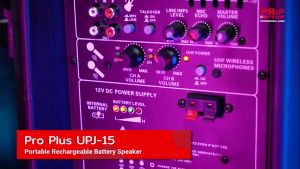 [รวมVAT] มีปุ่มกันไมค์หอน PROPLUS UX-12 PROPLUS UX-15 ลำโพงอเนกประสงค์ ตู้ล้อลาก15นิ้ว ไมค์2ตัว ย่านUHF ลำโพง15นิ้ว