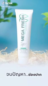 MEGA FRESH ยาสีฟัน เมกะ เฟรช เกลี้ยงทุกซี่..ดับทุกกลิ่น..ฟินทุกปาก หลอดเดียว เอาอยู่  ขนาด 80 กรัม Bkk Beauty Store