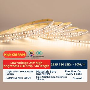 NVC | Living Room Ceiling COB LED Light Strip 24V