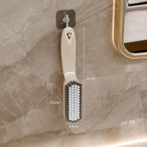 Long Handle Shoe Brush Home Multi-Functional Clothing Brush Soft Bristle No Damage to Shoes Cleaning Brush Can Be Hung Hard Bristle Brush