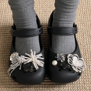Original Shoe Charms Set Women Retro Ballet Shoes corc charms pack fashion Flowing Ballet Shoe decorations DIY Shoe Accessories