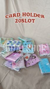 Dompet Mini Lucu Card Holder Tempat Penyimpanan Kartu Atm Logam Mulia Antam Wallet 20slot
