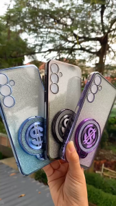 Case for ALL REALME Casing Glitter Ring Dollar Wireles Premium