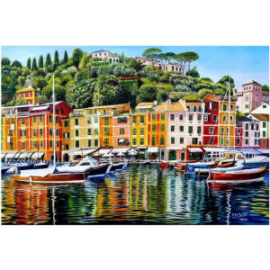 500/1000/1200/2000PCS Jigsaw Puzzle Beautiful Quay And Boats Scene For Adults Perfect For Quiet Evening Activity