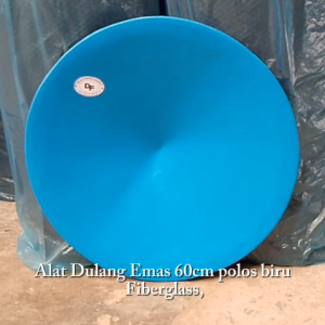 Alat Dulang Mas Dulangan Emas 60 cm POLOS BIRU Fiber Fiberglass Gold Pan