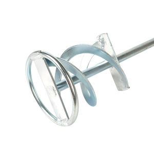 2PCS Paint Stirrer HEX/SDS Thread Paddle Mixer for Adheives Paint Whisk Cement Concrete Glue 80mm X 400mm