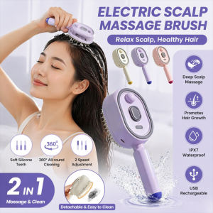 Cammuo Multifunctional Spray Massage Air Cushion Comb Portable Brush Scalp Detangling Anti-Static Hair Care Comb Magic Massage Hairbrush Hairdressing Brush for Women