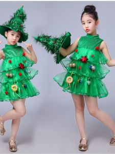 Đồ Khiêu Vũ Giáng Sinh Cho Trẻ Em Đồ Biểu Diễn Mặt Cười Cây Thông Đồ Khiêu Vũ Cho Trẻ Em Và Người Lớn Đồ Dự Tiệc Giáng Sinh