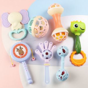 Ghim Rung Cầm Tay Giáo Dục Cho Trẻ Sơ Sinh Từ 0-1 Tuổi Đồ Chơi Kích Thích Trí Tuệ Bé 3 Tháng Đồ Chơi Rèn Kỹ Năng Cầm Nắm Cho Trẻ Sơ Sinh