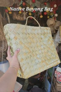 Durable Token Bayong Bag approx L13xW4xH11"