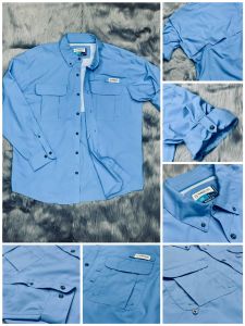 Áo sơ mi dài tay nam bigsize câu cá outdoor MAGELLANchất liệu 100% polyester chống tia UV 30+Relaxed fit