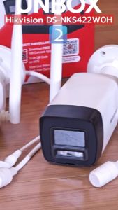 Hikvision ชุดกล้องวงจรปิดไร้สาย 8CH 2MP 1080P แบรนด์อันดับ1ของโลก กล้องวงจรปิด wifi ระยะไกลสุด 100เมตร อินฟราเรดเห็น 30เมตร กลางคืนภาพเป็นสี สื่อสาร2ทางได้ กล้องวงจร กลางแจ้ง กันน้ำ ปิดการมองเห็นได้ ตรวจสอบเคลื่อนไหว ประกันศูนย์ 3ปี