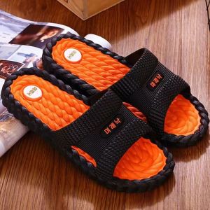 FEIZHUXIANSEN | Massage Mens Slipper Anti-Odor Anti-Slip Fashionable Wearable Summer Slipper