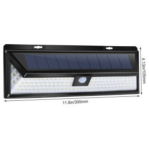 118 Đèn LED Năng Lượng Mặt Trời Ngoài Trời Cảm Biến Chuyển Động Chống Nước Xe Tải Cắm Trại Chiếu Sáng Hiên Nhà Đèn Pha 3 Chế Độ Dễ Dàng Lắp Đặt Đèn Năng Lượng Mặt Trời