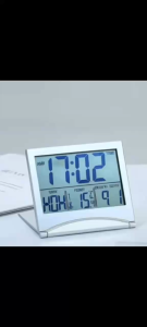 [YW]Gerace Digital Wall Clock with Thermometer Hygrometer Calendar Large LED Display for Home Office Desk Decor