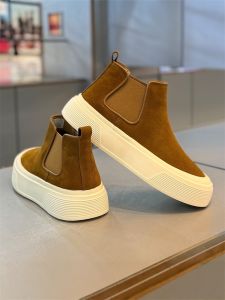 Nanjiren | Men Summer Easy On Suede Leather Ankle Boots