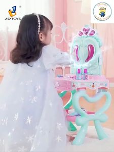 Bàn Trang Điểm Cỡ Lớn Dành Cho Bé Gái Magic Princess Mirror Có Gương Cảm ỨngĐàn Piano Tặng Kèm Ghế Và Nhiều Phụ Kiện