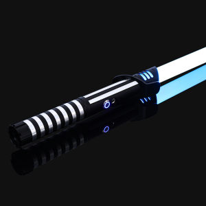 Darksaber RGB Metal Lightsaber Sword 16 Colour Flashing Rave Cosplay Toys Soundfonts Force FX FOC Blaster Toy