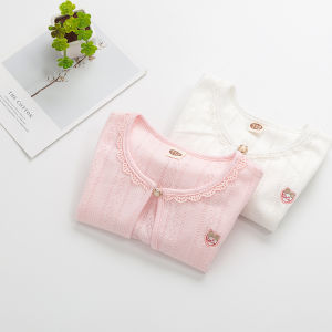 Áo Khoác Trẻ Em Mùa Hè Mỏng Áo Choàng Bé Gái Áo Choàng Cotton Pha PU Áo Khoác Ngoài Cho Bé Gái Từ 3 Tháng Đến 6 Tuổi