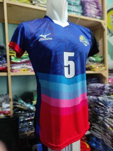 Kaos volly cewek printing terbaru