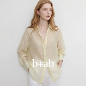Sheer Long-sleeve Collared Sun Protection Shirt Slim Fit Summer Workwear