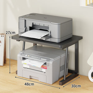 Office File Organizer And Printer Shelf Multi-level Storage Rack