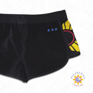 Pilipinas Surfing Range Spunky Sport Shorts - Black Sun