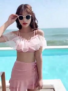 ชุดว่ายน้ำทูพีช   ทูพีชสีพื้น  ชุดว่ายน้ำเเฟชั่น  สีพาสเทล  ฤดูร้อนคลายเครียด  ชุดว่ายน้ำทูพีช