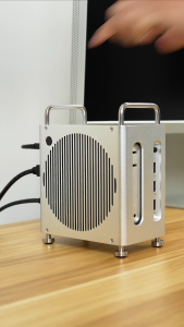 Acasis 8 trong 1 40gbps m-ac Mini M4 Dock với vỏ SSD kép-Màn hình 4K144hz khe cắm SD/TF 3 × USB-A & pd30w thiết kế nhỏ gọn 136 × 170 × 87mm