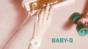 CASIO BABY-G BGD-565SC Ladies Analog Digital Watch Resin Band