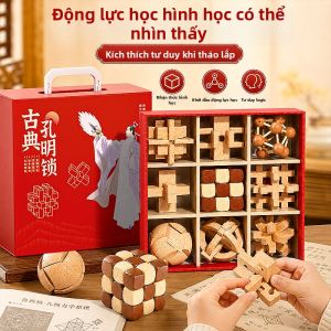 YUGUANG | Bộ Đồ Chơi Phát Triển Tư Duy Khoá Luban Giáo Dục Trẻ Em