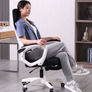 Sakula Kursi Kantor Hitam Dan Putih Kursi Putar Ergonomis / Kursi Belajar / Kursi Kerja / Kursi Mesh (818)
