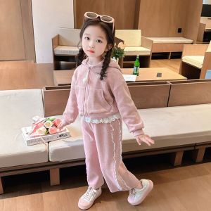 Bộ Đồ Thể Thao Tai Thỏ Mùa Xuân Cho Bé Gái Bộ Đồ Hai Mảnh Thường Ngày Cho Bé Gái Hai Tuổi Bốn Tuổi Ba Mảnh Mùa Xuân Cho Bé Gái