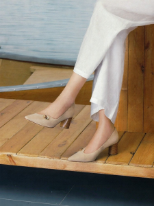 Joy & Peace | Leather Elegant Commuter Single Shoes 6cm