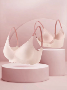 SANFU | Gathering Soft Support Underwire-Free Bras