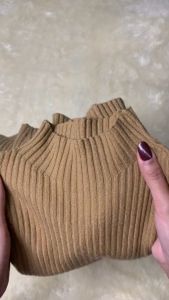 INNER RAJUT AISHA HIJAB BAJU DALEMAN TURTLENECK KNIT MANSET