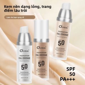 Kem Nền Dạng Lỏng OCHEAL 50PA+++ 30ml Che Phủ Hoàn Hảo Lâu Trôi Dưỡng Ẩm Che Khuyết Điểm Cho Làn Da Sáng Mịn Trang Điểm Làm Đẹp Dưỡng Ẩm